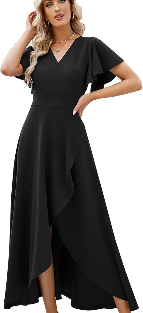 Long Black Formal Dress for Women, Evening Party/Cocktail Party Dress